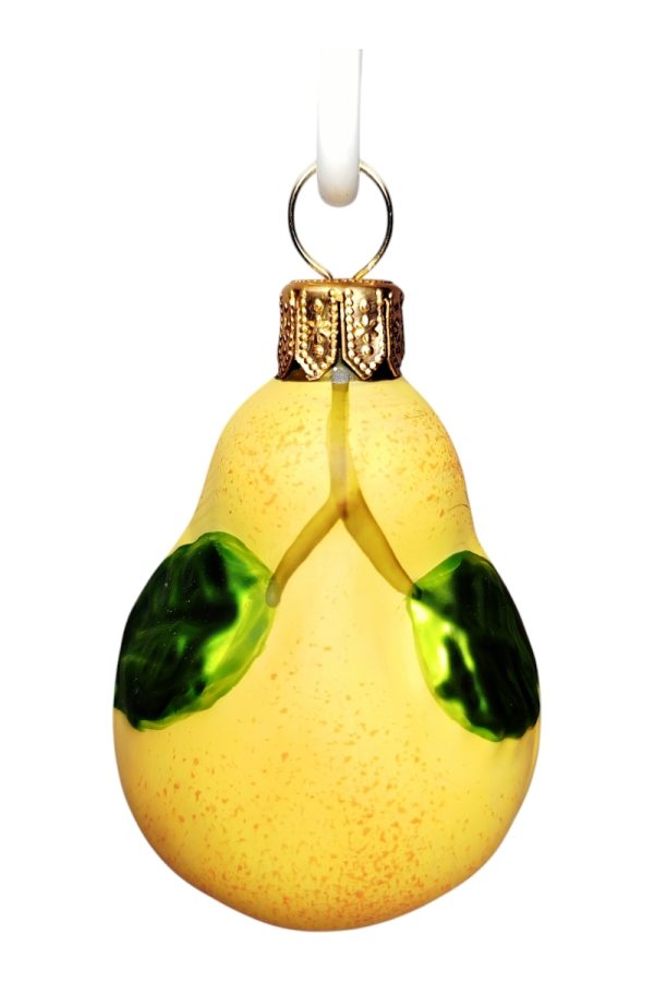 Груша. Целая. Желтая матовая (мини)