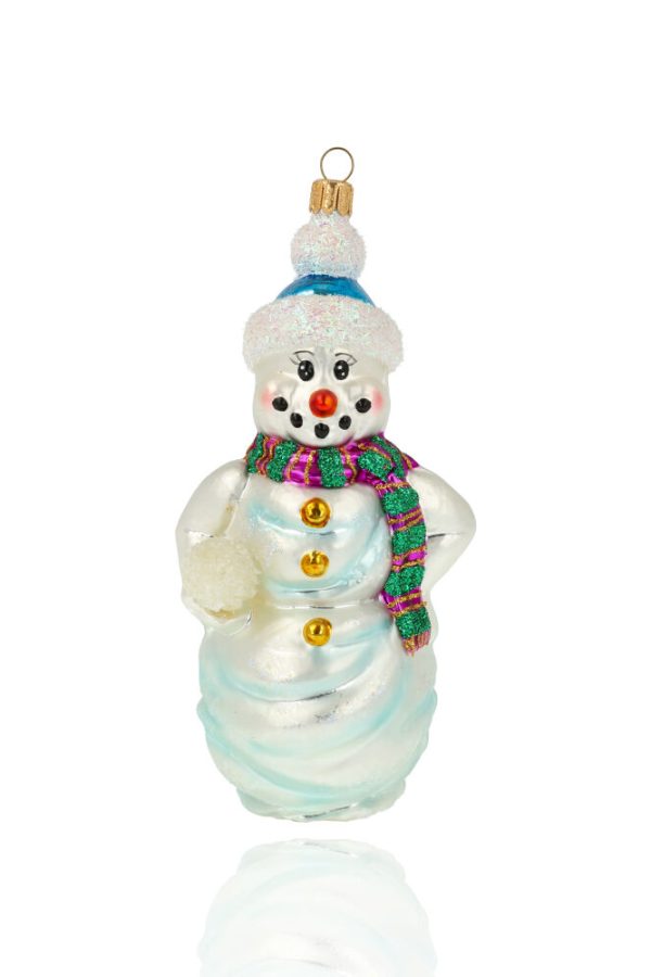 Снеговик с шарфом