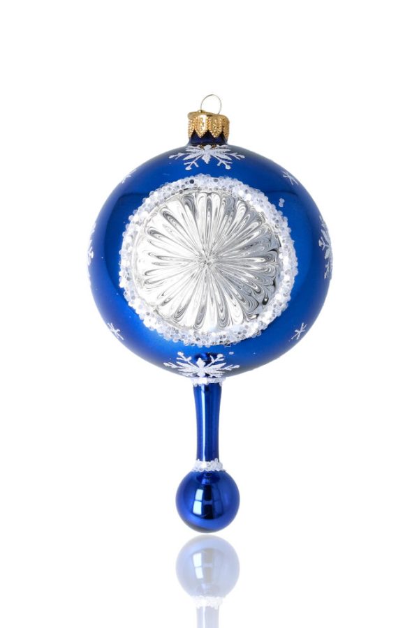 Шар с рефлектором синий