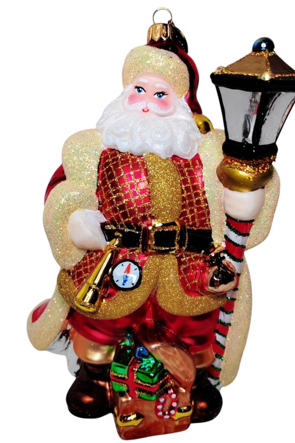 Дед Мороз с фонарем