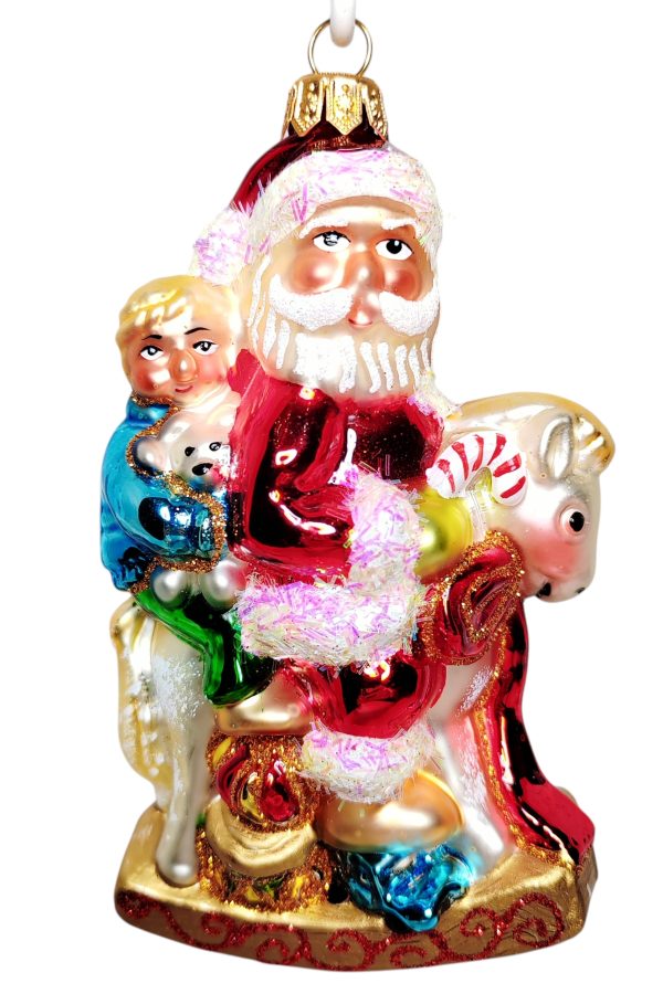 Дед Мороз на качалке