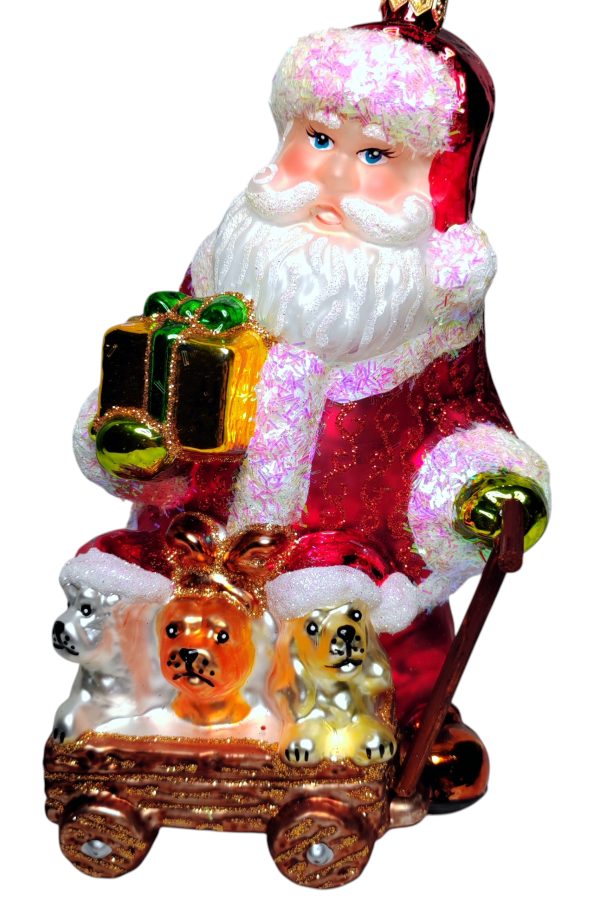 Дед Мороз с собачками