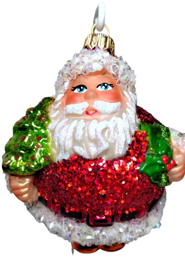 Дед Мороз пузатый в стразах