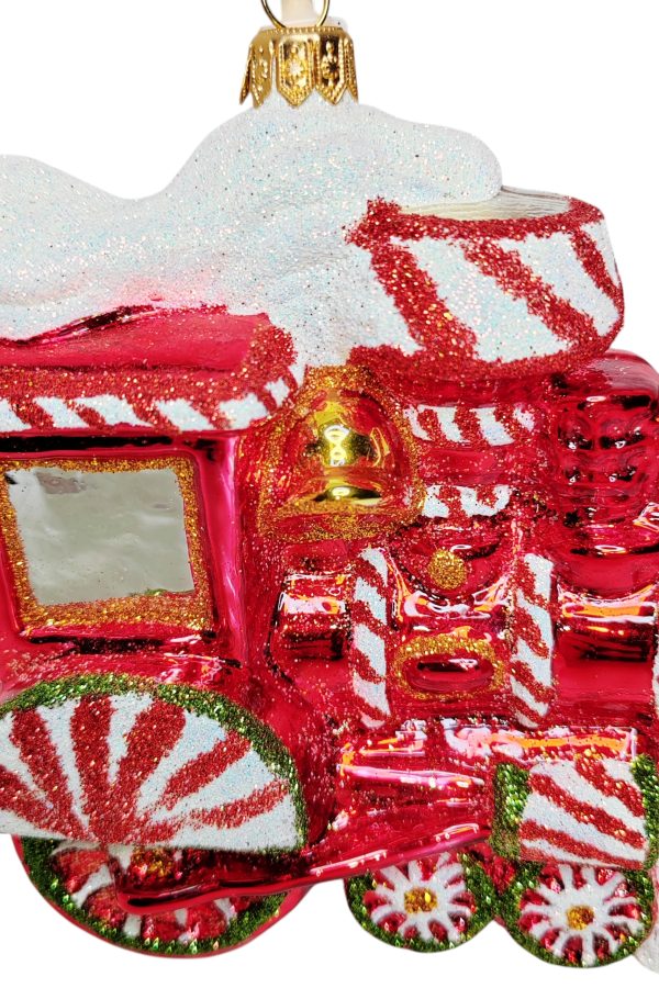 Паровозик красный