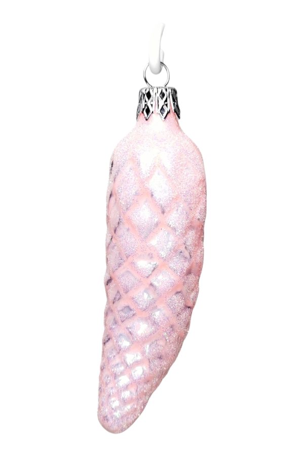 Шишка с загибом розовая