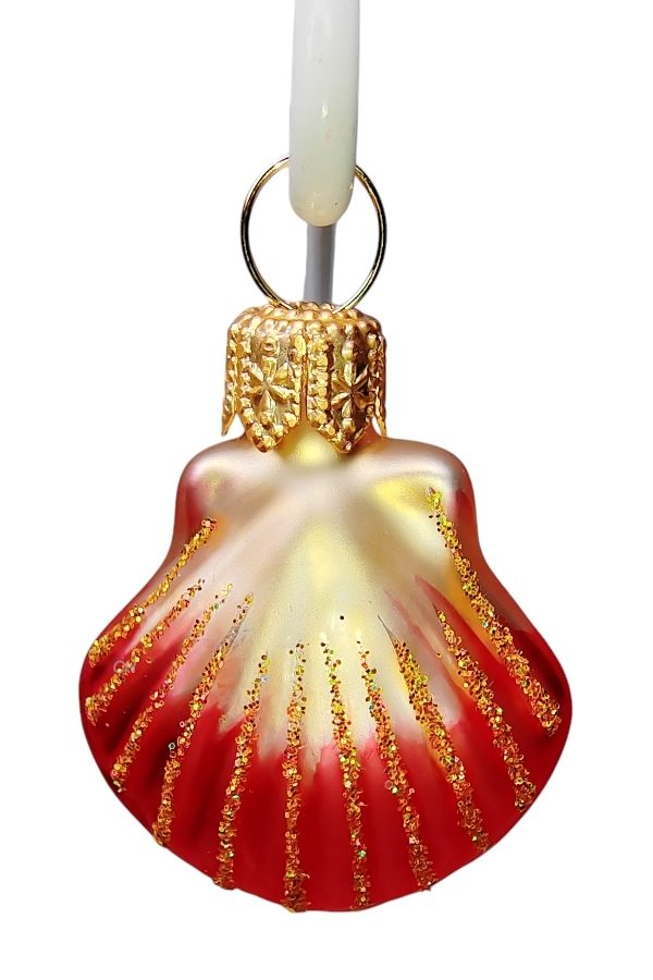 Ракушка. Гребешок. Оранжевая (мини)