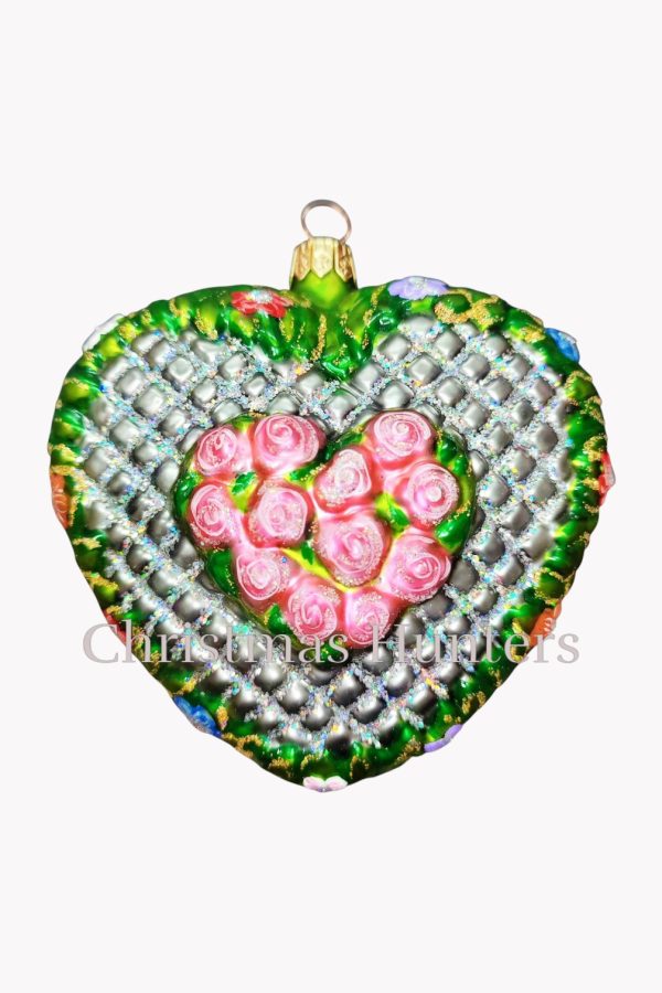 Сердце цветочное