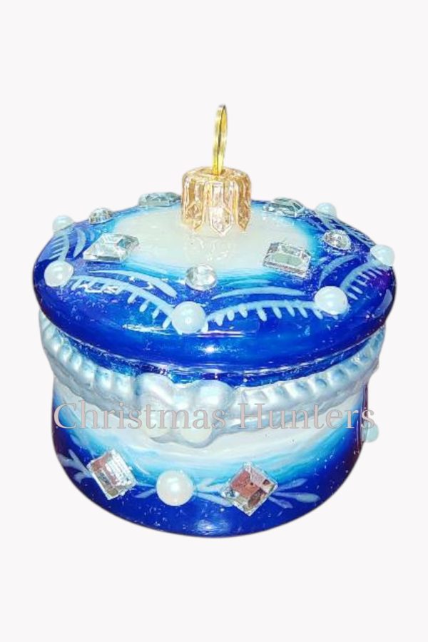 Шкатулка синяя (мини)